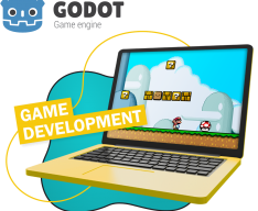 Godot.  Основа создания легендарных игр - КИБЕРшкола программирования для детей, компьютерные курсы для школьников, начинающих и подростков - KIBERone г. Солнцево