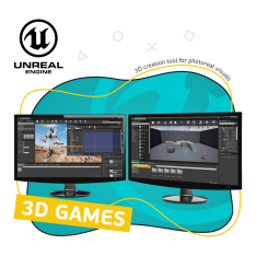 Unreal Engine 4. Игровой движок - КИБЕРшкола программирования для детей, компьютерные курсы для школьников, начинающих и подростков - KIBERone г. Солнцево