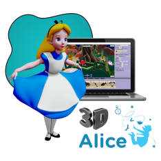 Alice 3d - КИБЕРшкола программирования для детей, компьютерные курсы для школьников, начинающих и подростков - KIBERone г. Солнцево