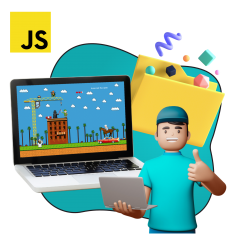 Программирование на JavaScript. Учимся создавать игры! - КИБЕРшкола программирования для детей, компьютерные курсы для школьников, начинающих и подростков - KIBERone г. Солнцево