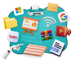 Цифровая база для школьника - КИБЕРшкола программирования для детей, компьютерные курсы для школьников, начинающих и подростков - KIBERone г. Солнцево